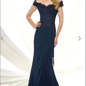 Montage Mon Cheri 116737W Navy Dress